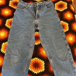Size 8 Eddie Bauer Flannel Lined Vintage Jeans